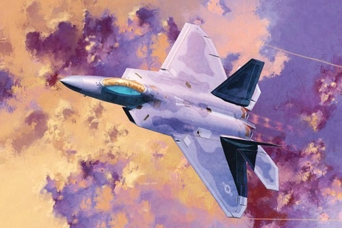 Model lietadla F-22A Raptor v mierke 1:72 od Academy