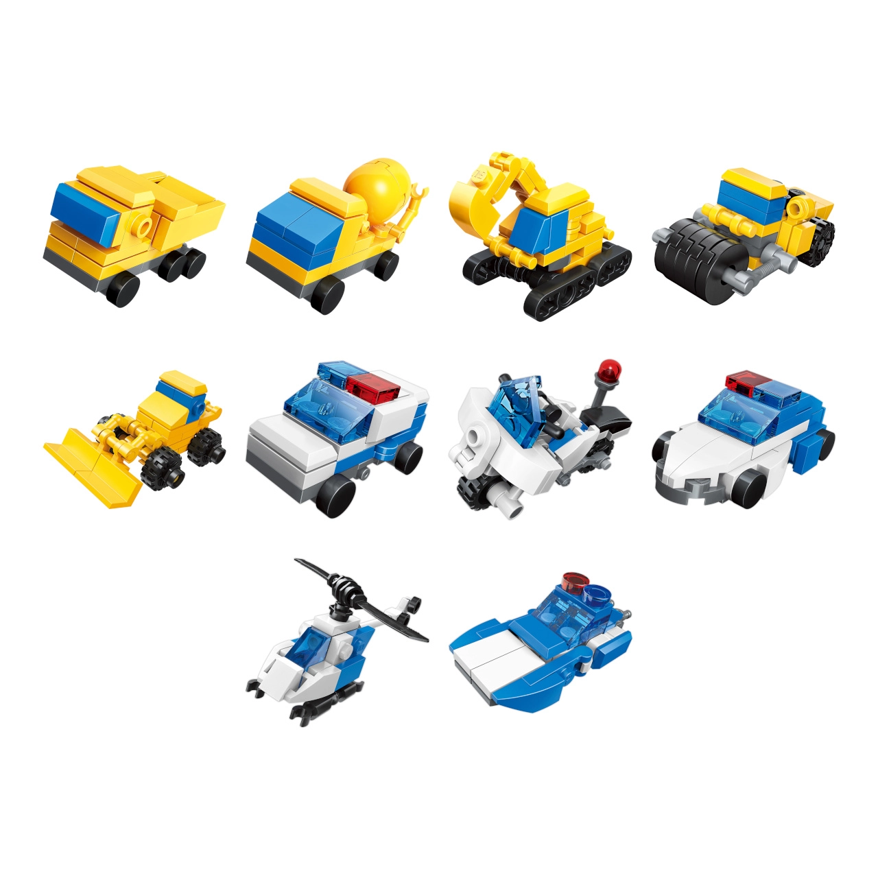 E-shop Qman Police Engineering Team 3v1 2105 sada 10 kusov