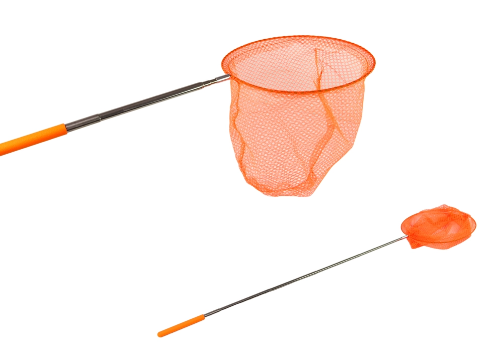 E-shop Lean Toys Skladacia sieťka na hmyz 85 cm oranžová