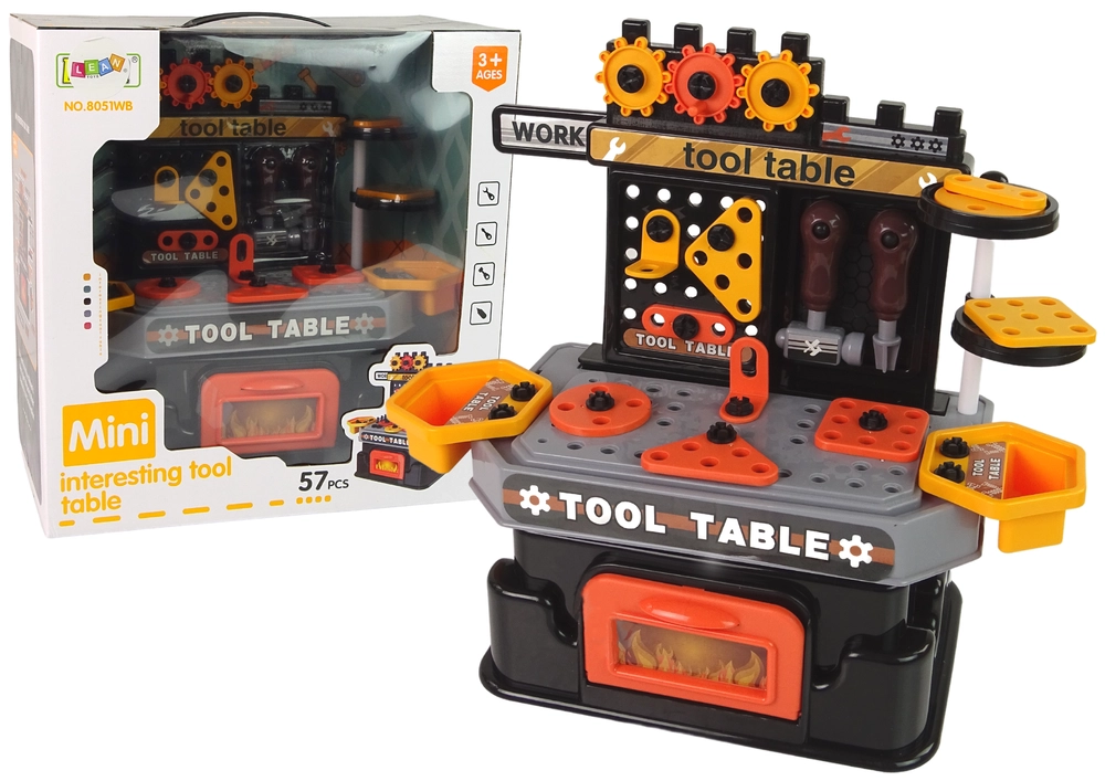 E-shop Lean Toys Kreatívna sada detského náradia - 57 prvkov