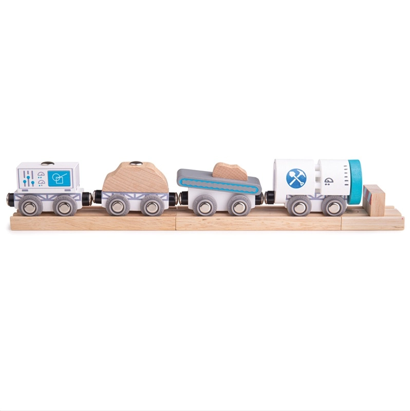 E-shop Bigjigs Rail Dřevěný důlní vlak