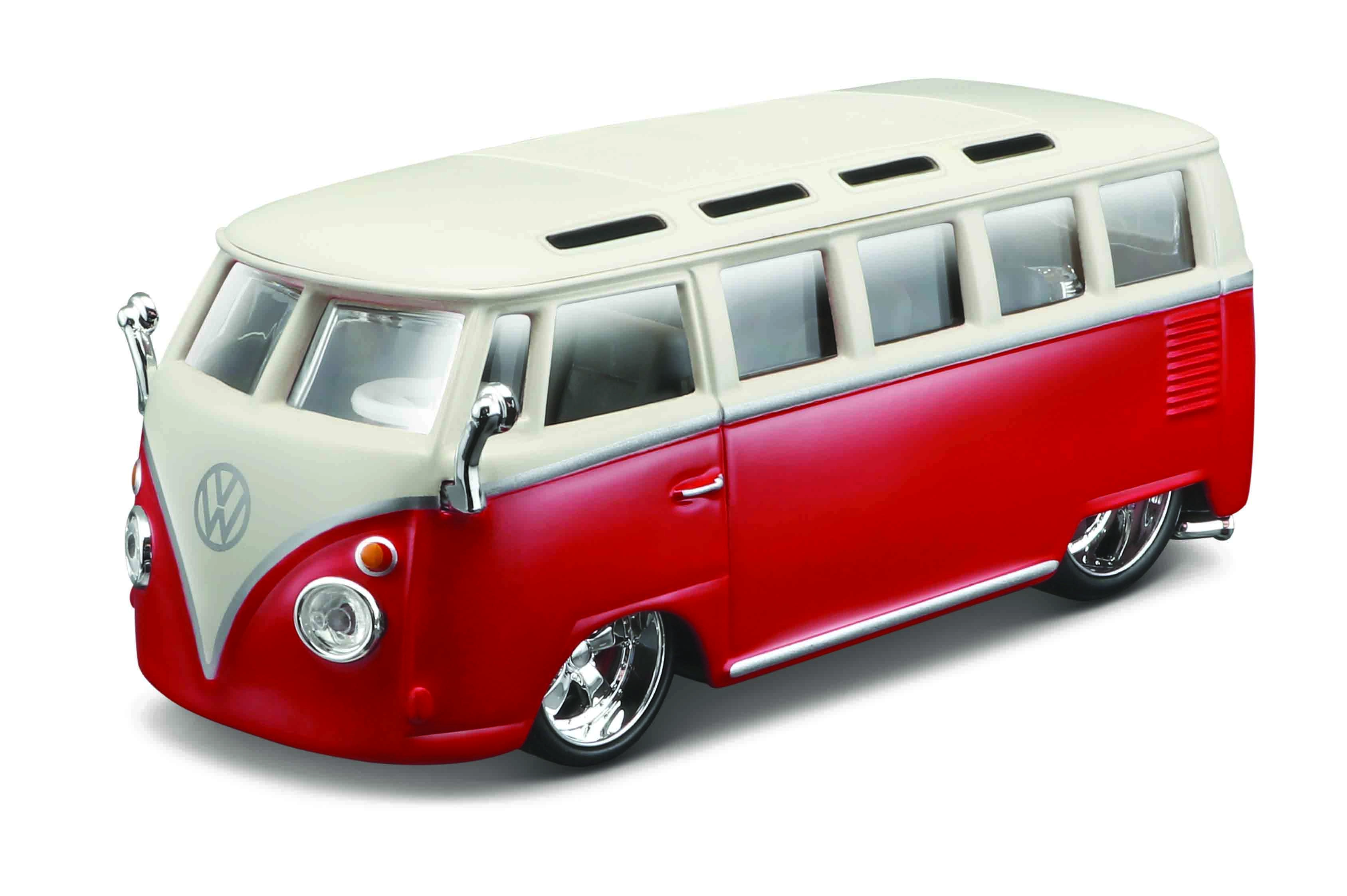 E-shop Bburago Volkswagen Van Samba Red-White 1:32