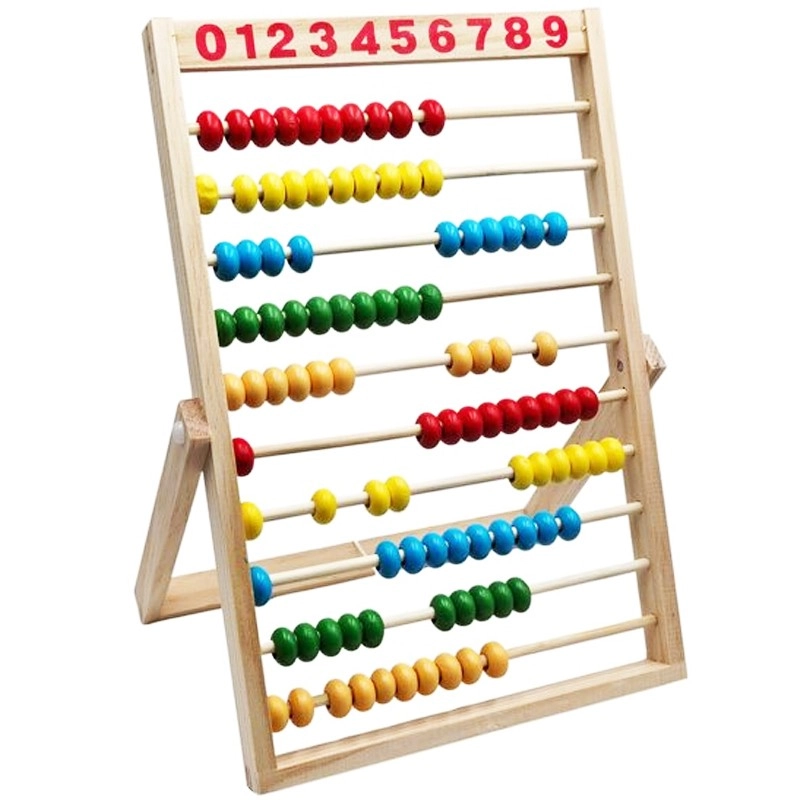 Drevené počítadlo so stojanom -