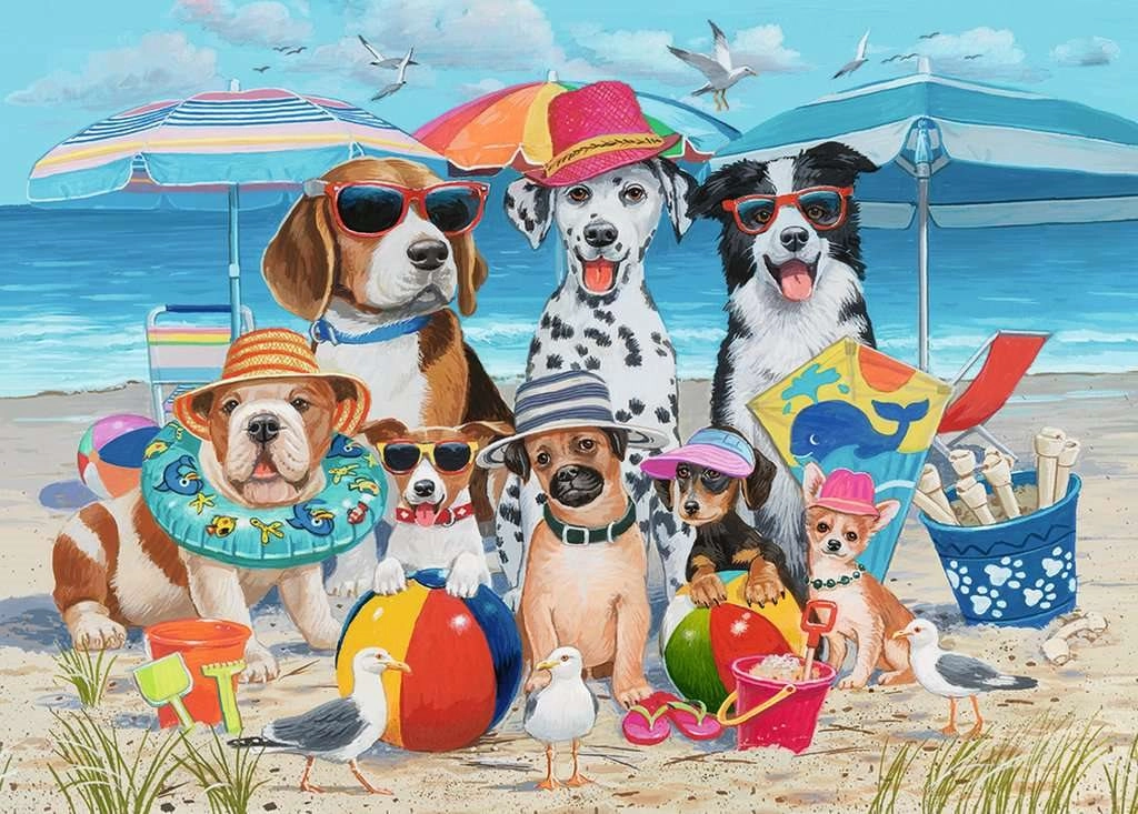 RAVENSBURGER Zvířecí kamarádi na pláži 35 dielov