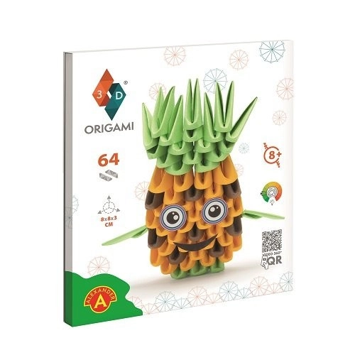 E-shop Zábavná Origami 3D sada – Ananás pre deti