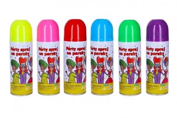 E-shop Wiky Sprej barevný na paruky smývatelný 17cm 140 ml 6 barev