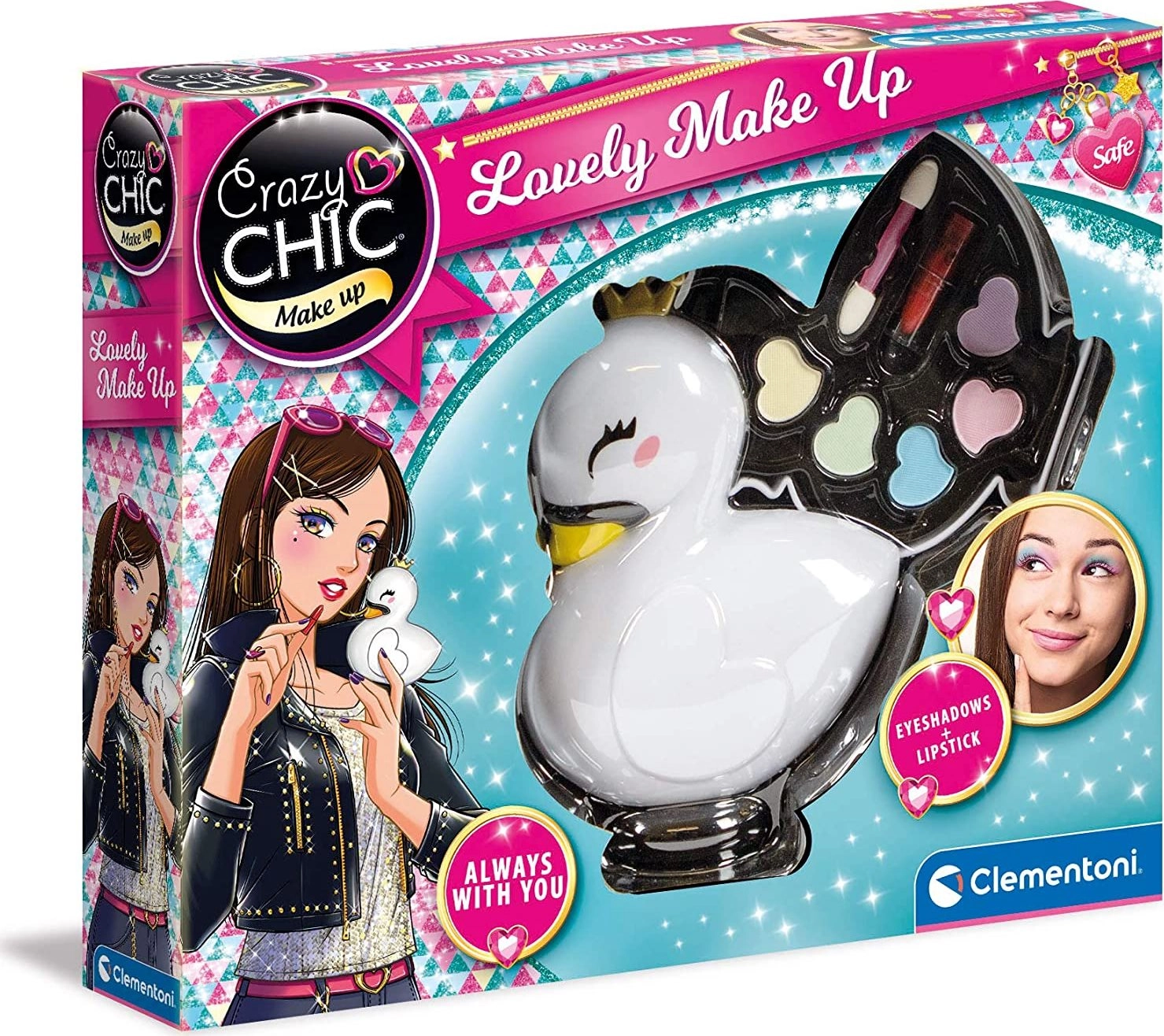 E-shop Clementoni Crazy Chic Make-up sada labuť