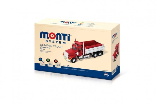 E-shop Stavebnica Monti System MS 44 Dumper Truck Western Star 1:48 v krabici 22x15x6 cm