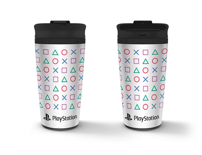 Pyramid International Cestovný nerez hrnček Playstation 450 ml