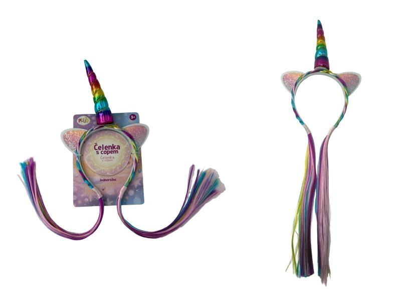 Plejo čelenka jednorožec