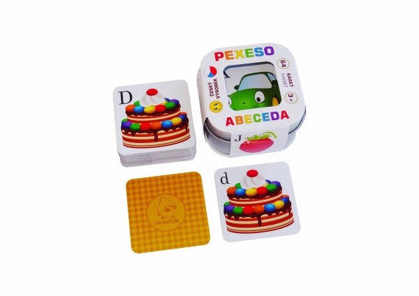 E-shop Pexeso abeceda v plechovej krabičke