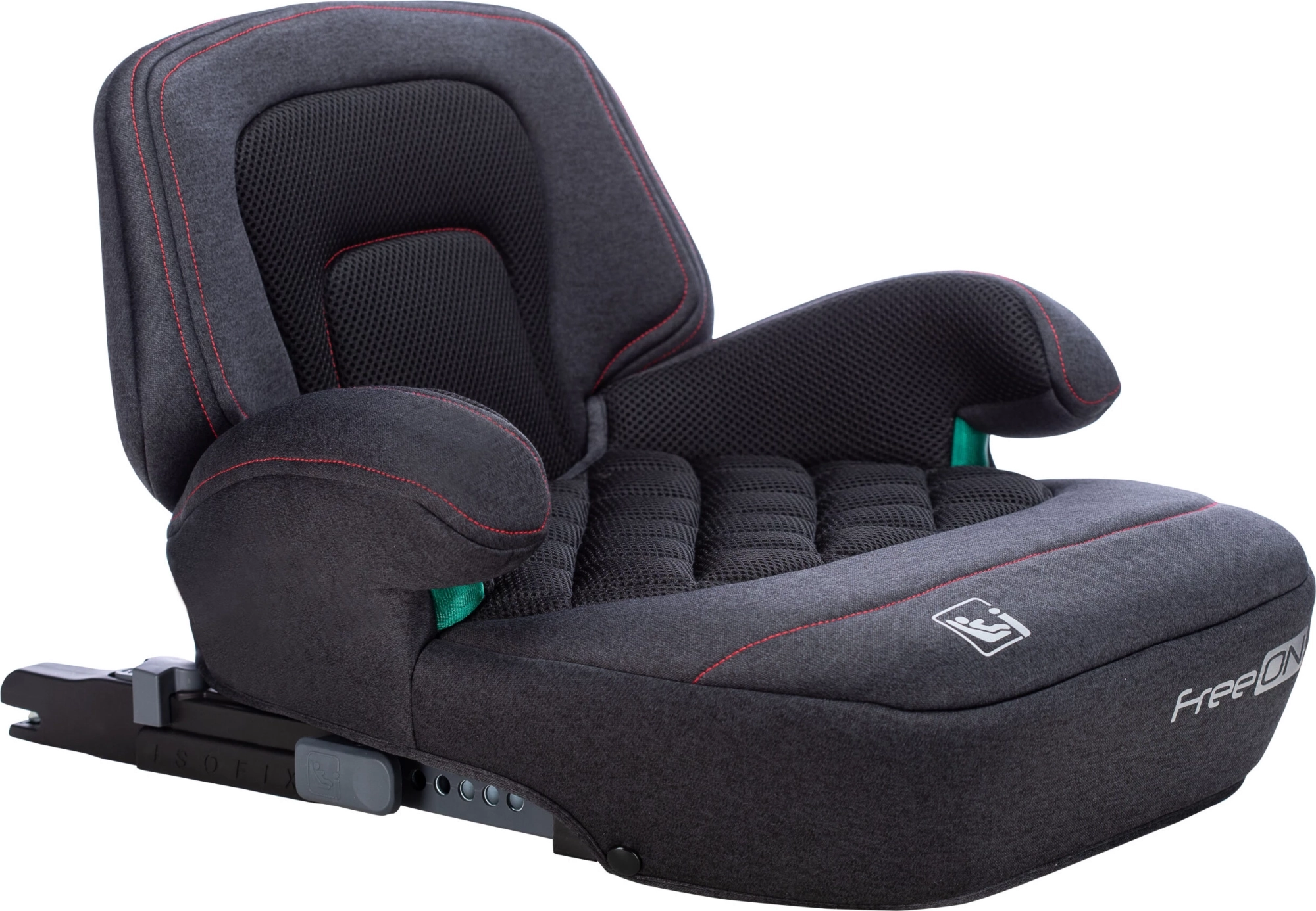 Detský podsedák Cosmo Plus i-Size 125-150 cm čierny