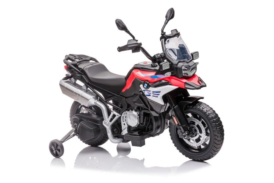 E-shop Lean Cars Elektrická motorka BMW policajná JT5002B červená 2x45W 12V7Ah 2022