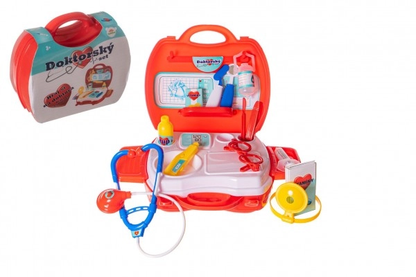 E-shop Teddies Sada doktor/lékař plast v plastovém kufříku
