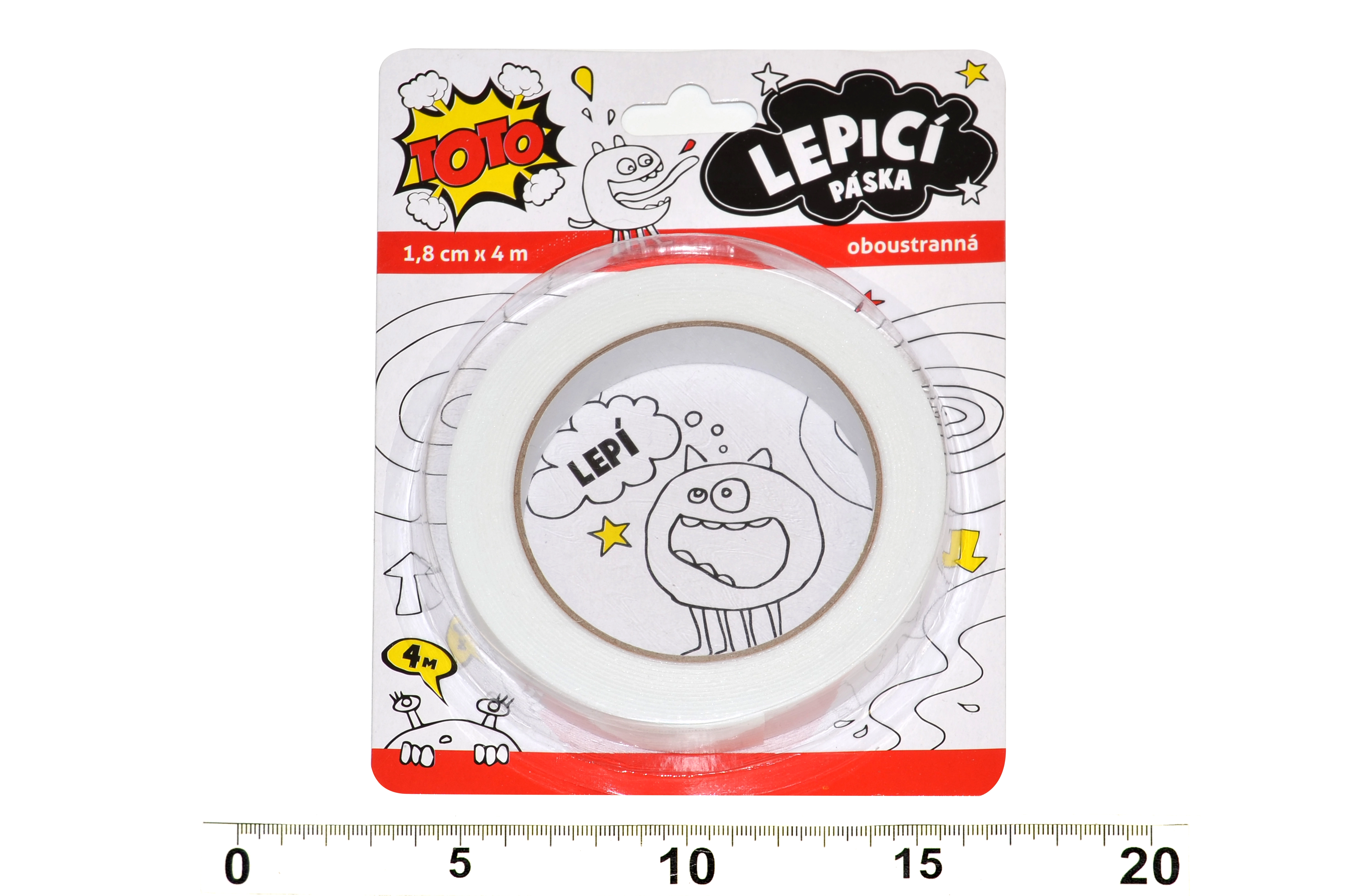 E-shop TOTO Lepiaca páska 18 mm x 4 m obojstranná