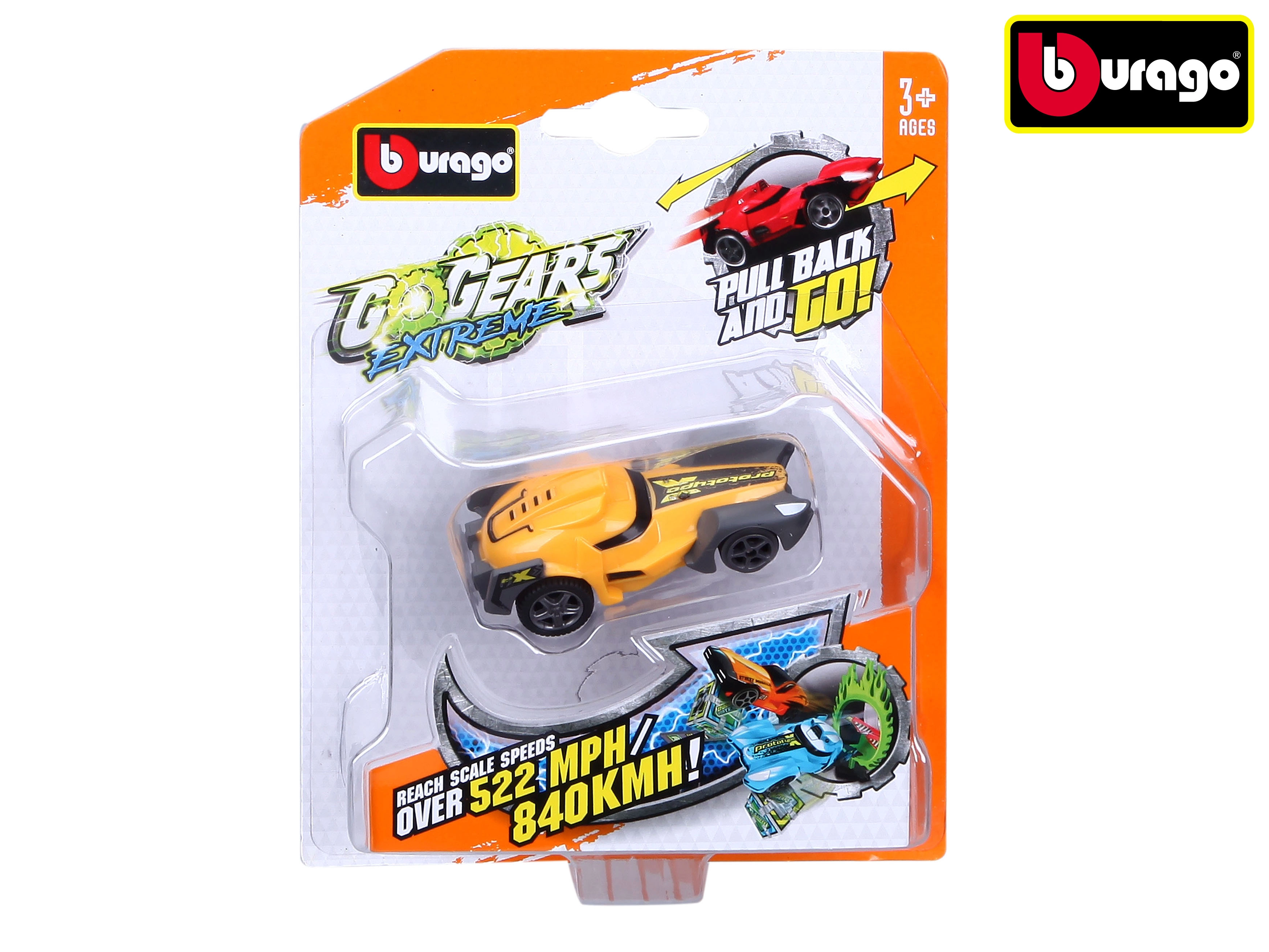 E-shop Bburago GoGears Extreme autíčka na spätné natiahnutie