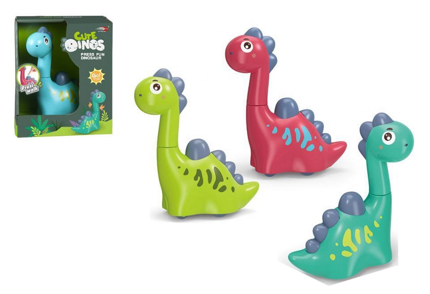 E-shop Zábavná hračka pre najmenších – dinosaurus Press & Go