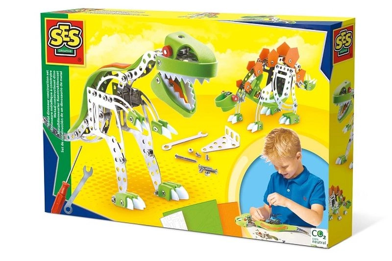 Ses Creative kovová stavebnica Dinosaurus