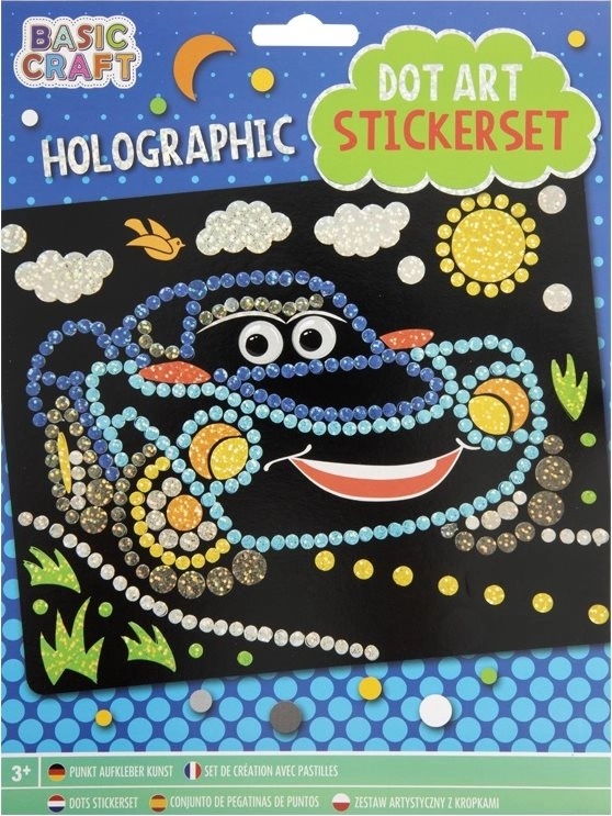 E-shop GRAFIX Mozaikový obrázok holografický Auto 22x18cm