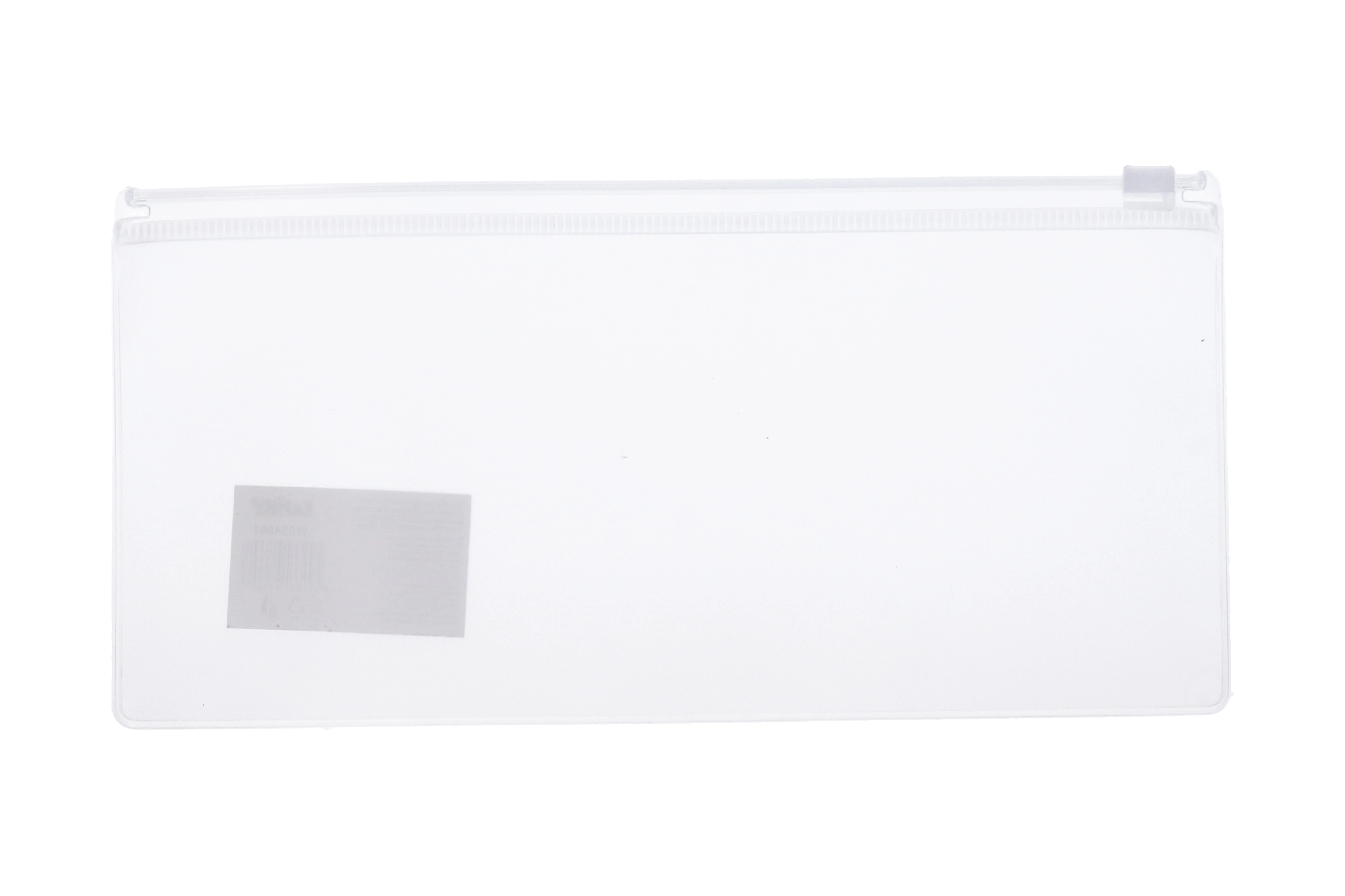 E-shop Zložka so zipsom 23x11 cm - Transparentná