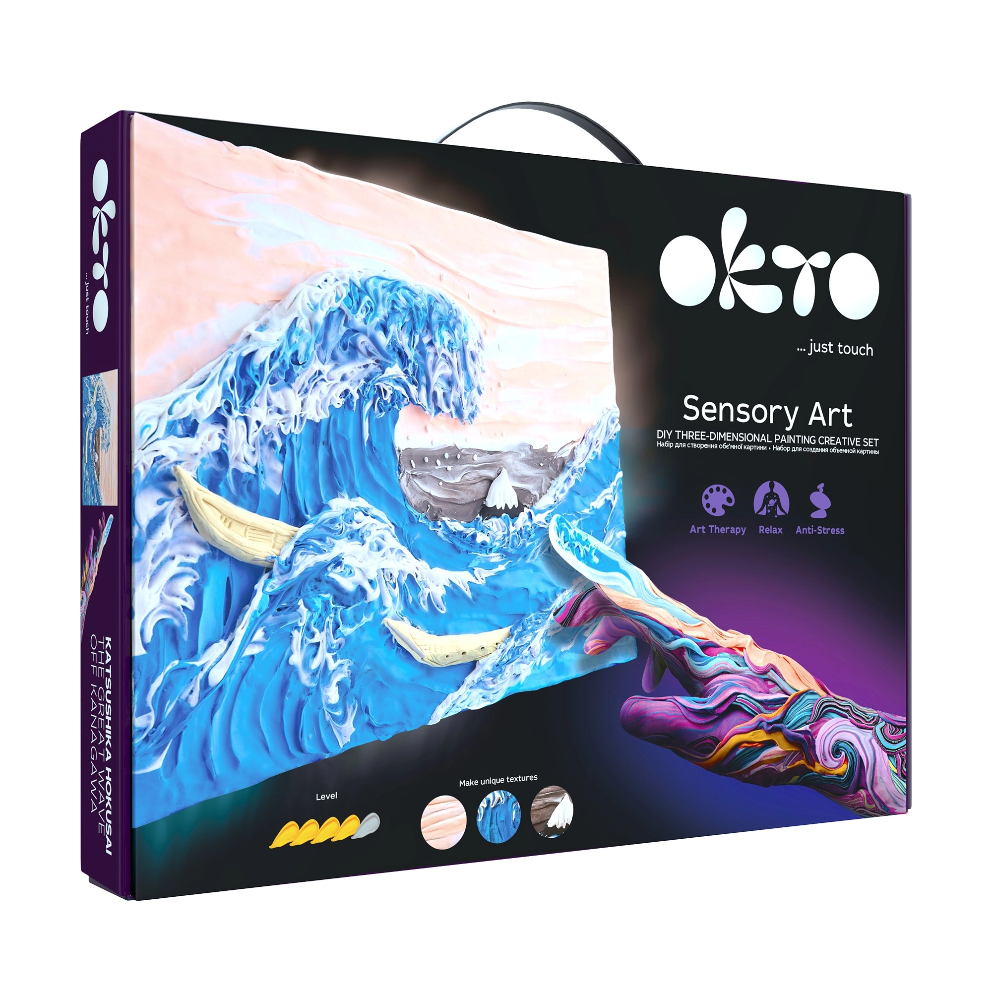 E-shop OKTO kreatívna 3D sada “Vlny v Kanawaga” 30x40cm