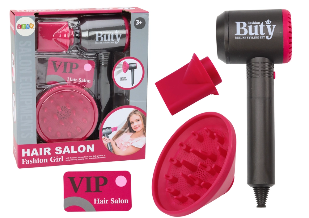 E-shop Hračka fén Difuzér Nafukovací vlasový styling pre deti