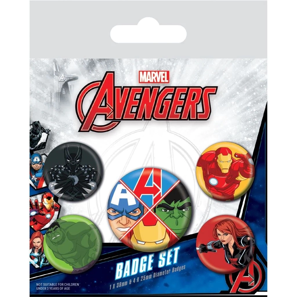 E-shop Pyramid International Sada placek Marvel Avengers Assemble