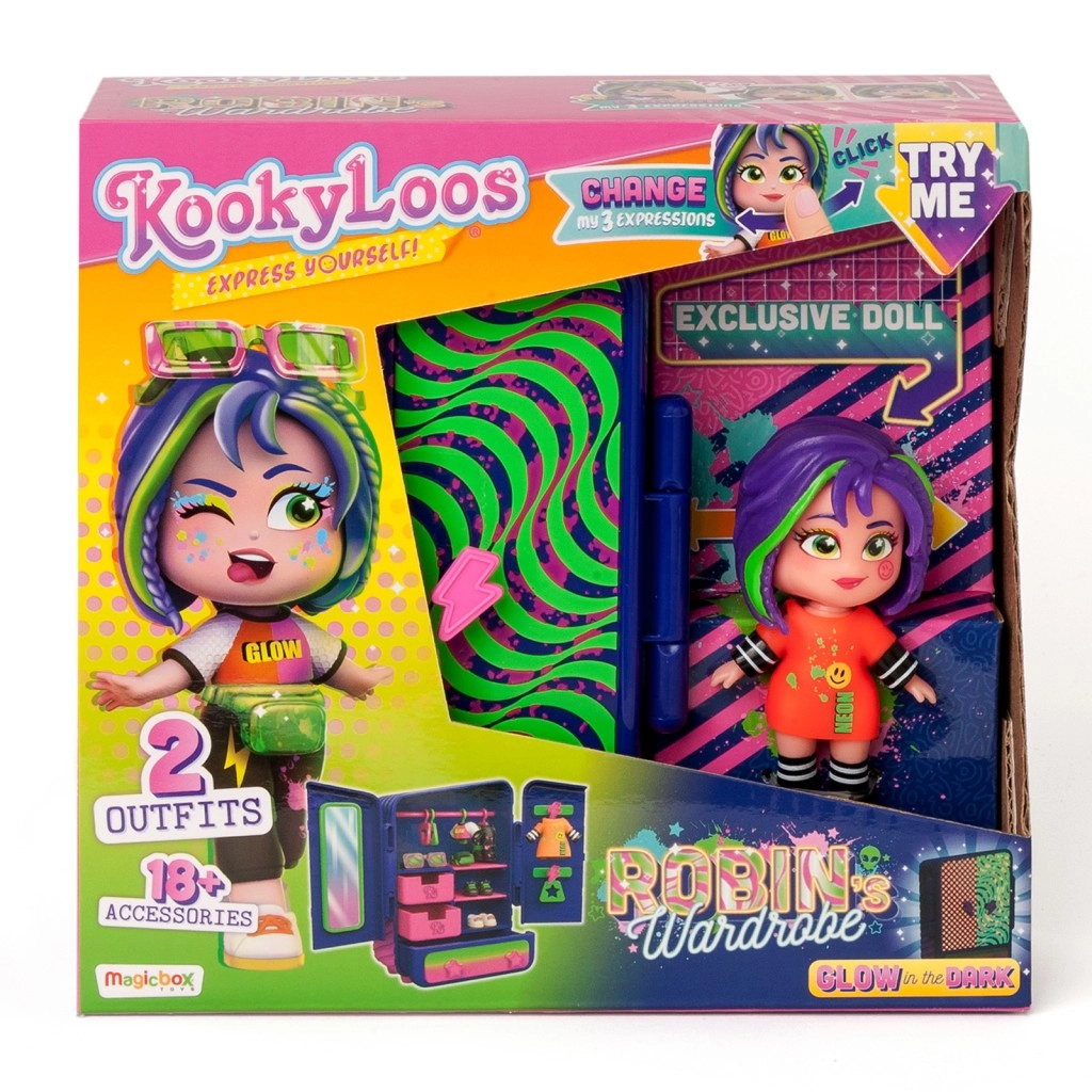 E-shop Magicbox KookyLoos Šatník Robinova bábika