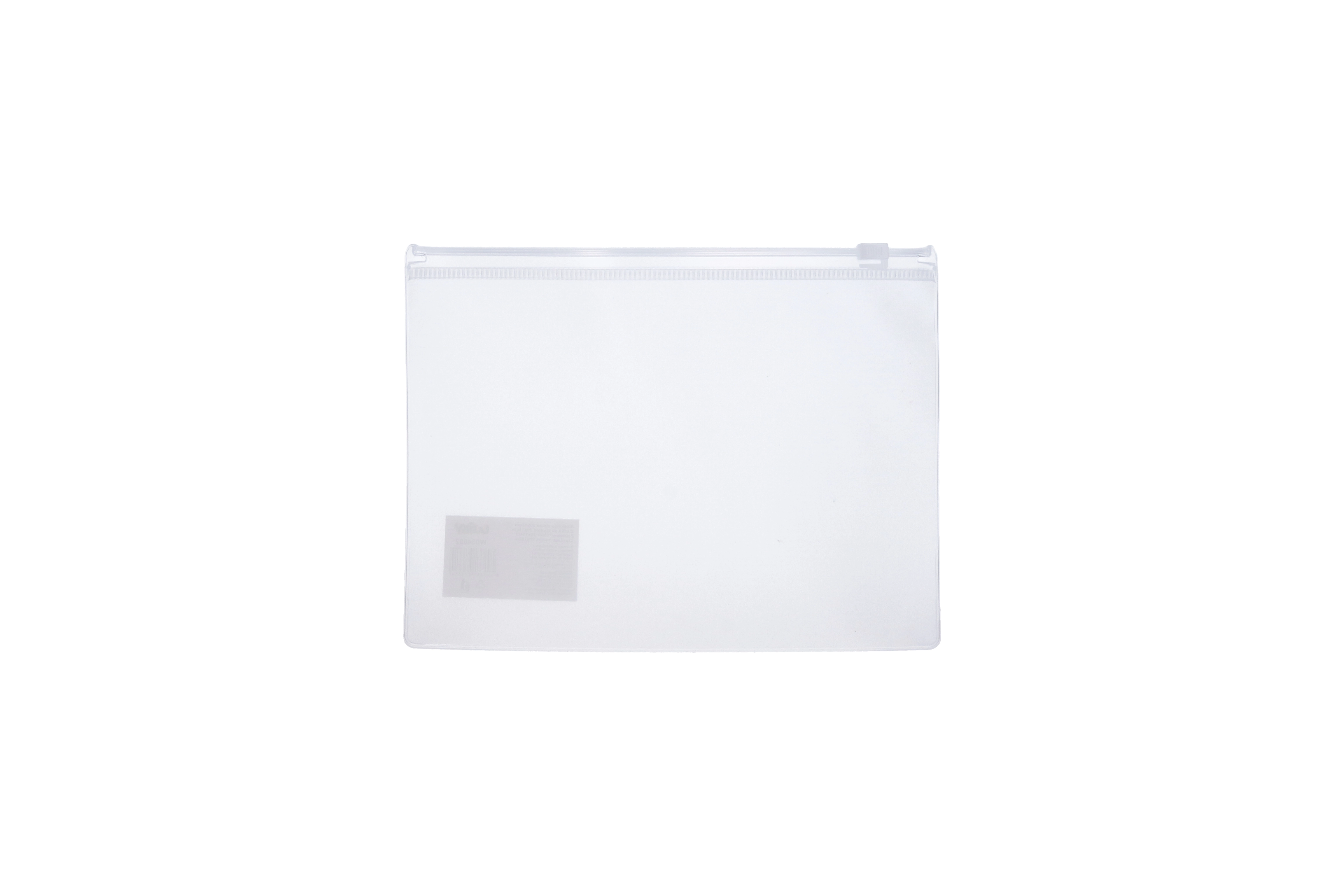 E-shop Zložka so zipsom 20x15 cm - Transparentná