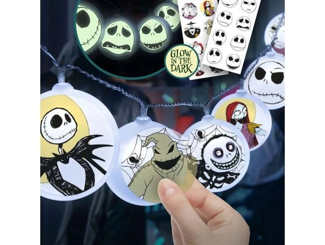 Svetelná reťaz s motívom Nightmare Before Christmas