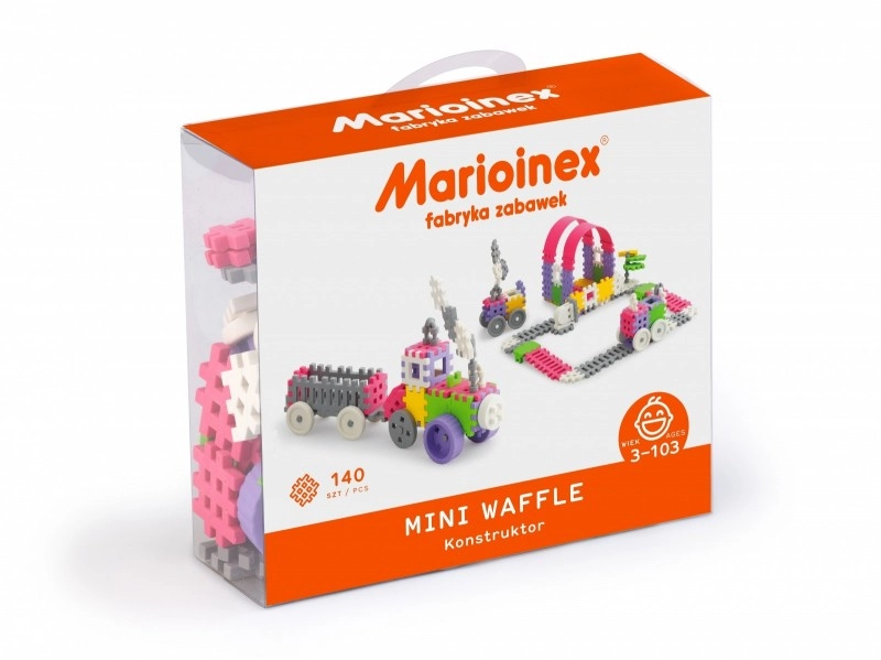 E-shop Marioinex MINI WAFLE 140 ks Konštruktér dievčatá