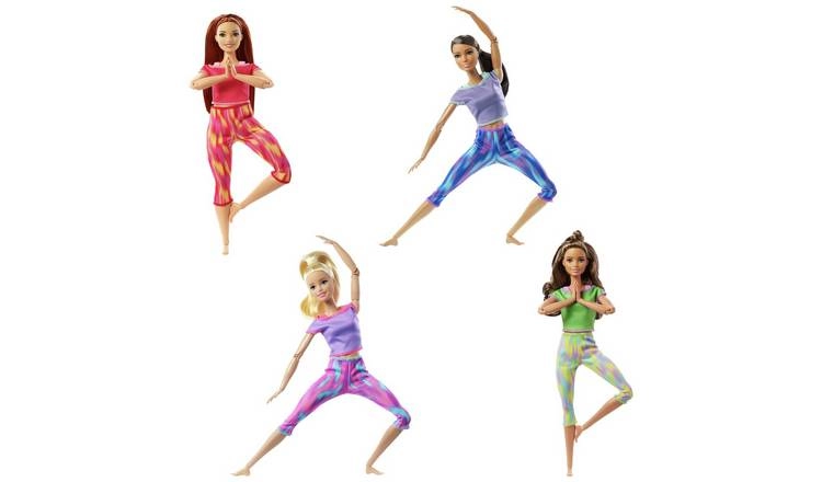 E-shop Barbie V pohybe hnedovláska v zelenom