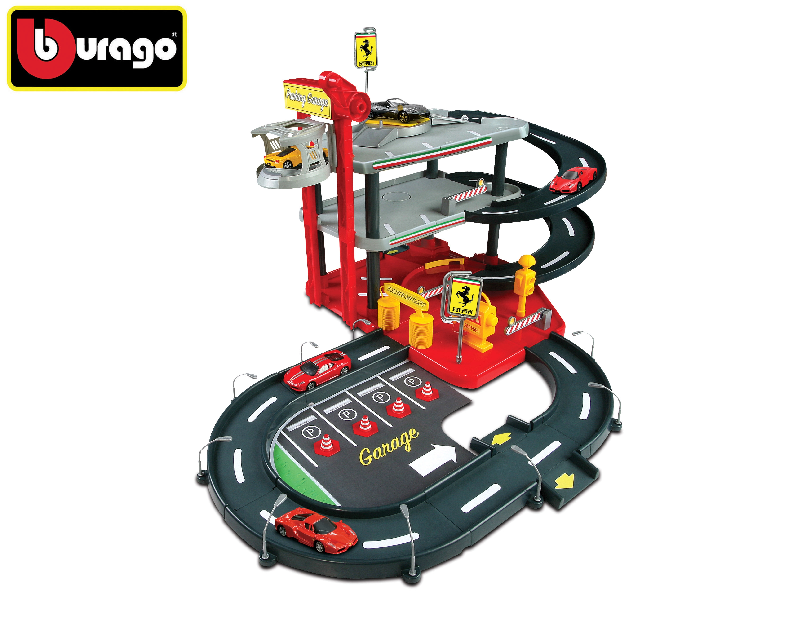 Bburago Ferrari Race & Play garáž