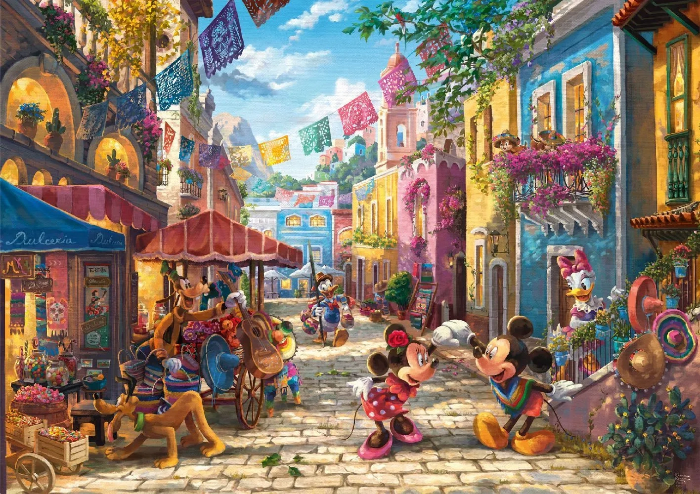 E-shop Schmidt Spiele Disney Dreams Collection Mickey & Minnie v Mexiku Thomas Kinkade pre dospelých 6000 dielov