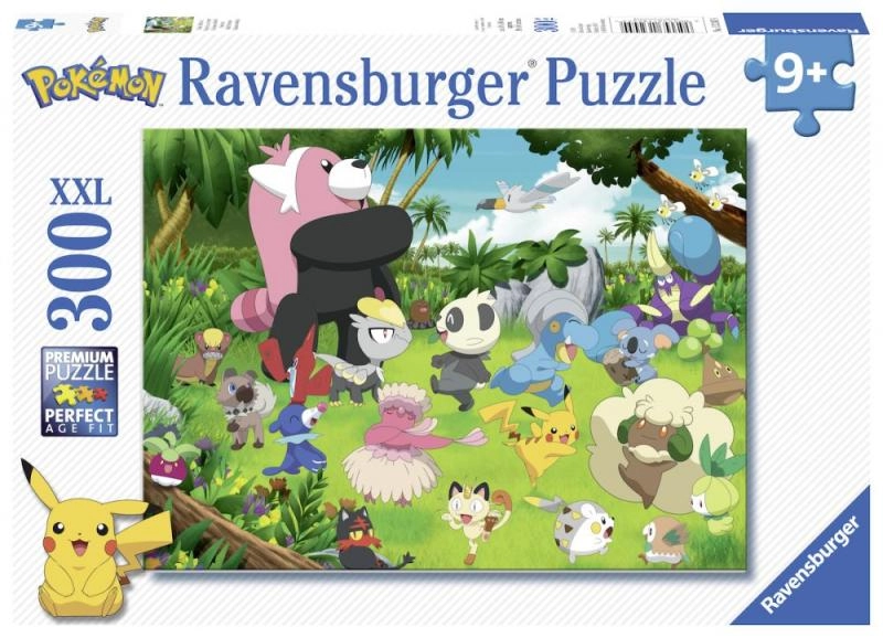 E-shop Ravensburger puzzle Pokémon – divoká príroda 300 dielikov