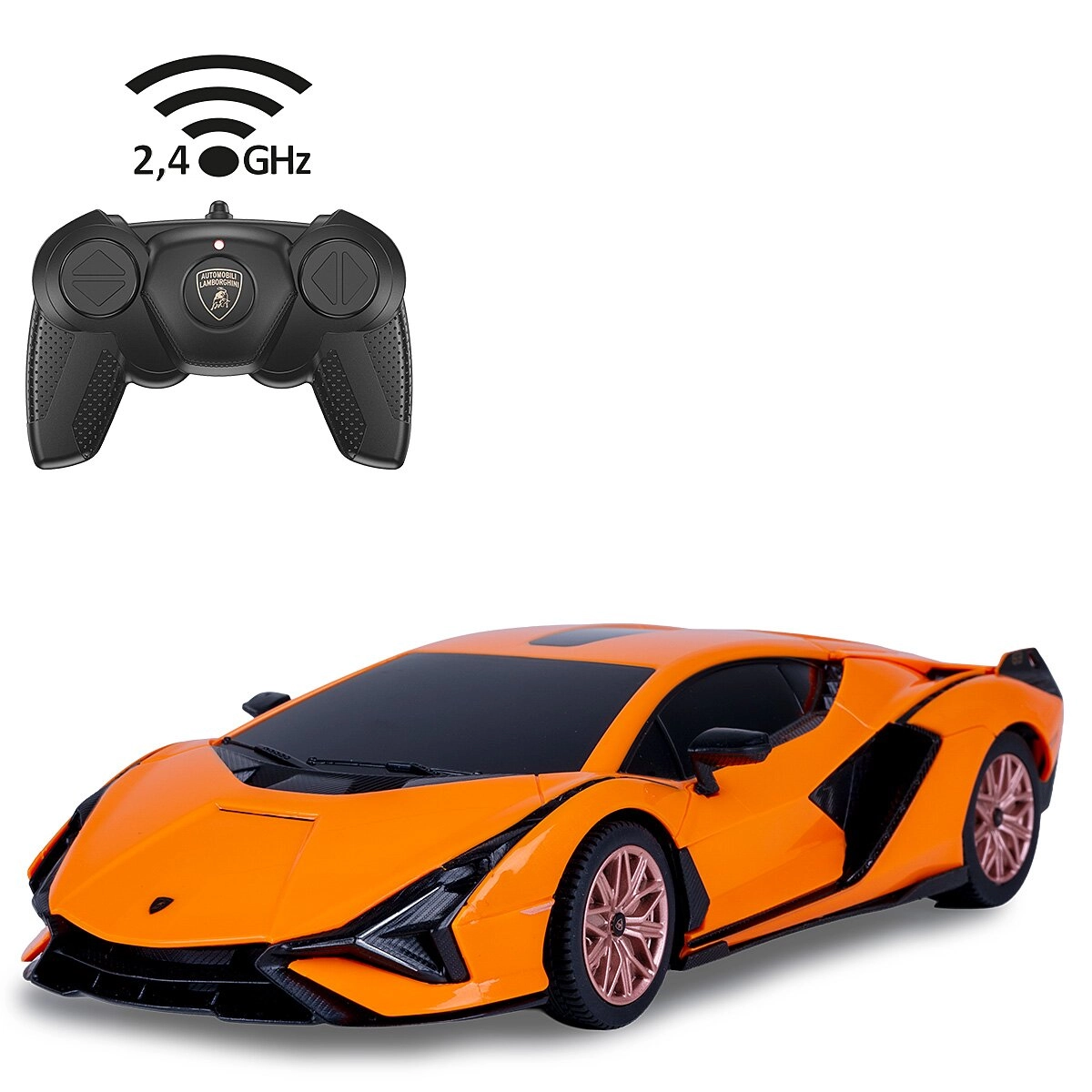 Jamara Lamborghini Sián FKP 37 RC auto 1:24 oranžové 2,4 GHz - 1 kus
