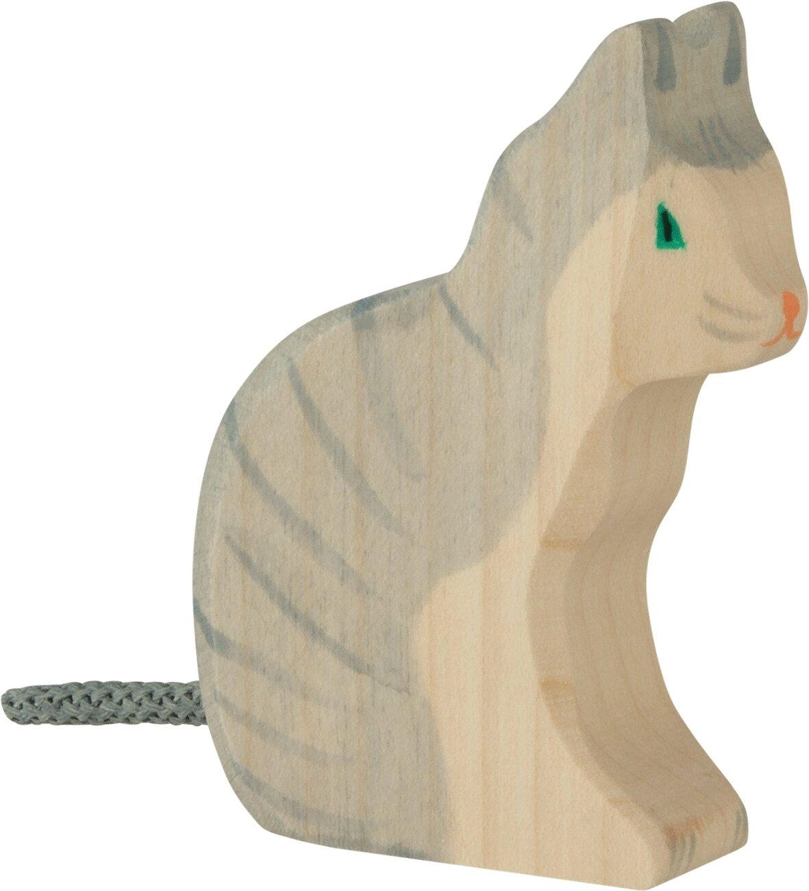 Holztiger sediaca mačka – 1 kus