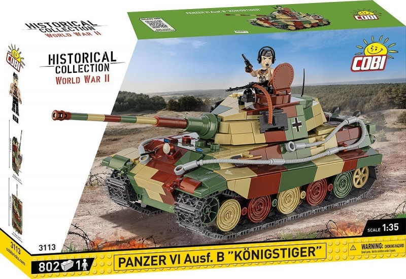 E-shop COBI 3113 World War II 1:35 Nemecký ťažký tank Panzer VI Ausf. B (Tiger II) KÖNIGSTIGER