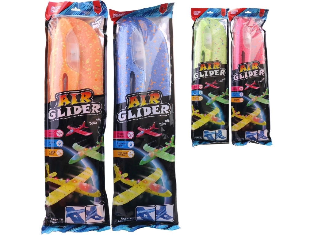 penové hádzacie lietadlo Air Glider – ľahký klzák na vonkajšiu zábavu