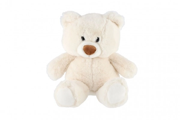 Medveď sediaci biely 35 cm