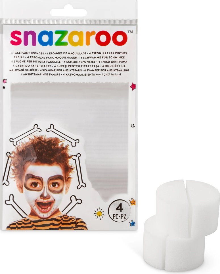 E-shop Snazaroo špongie na tvárové farby polené, 4 ks