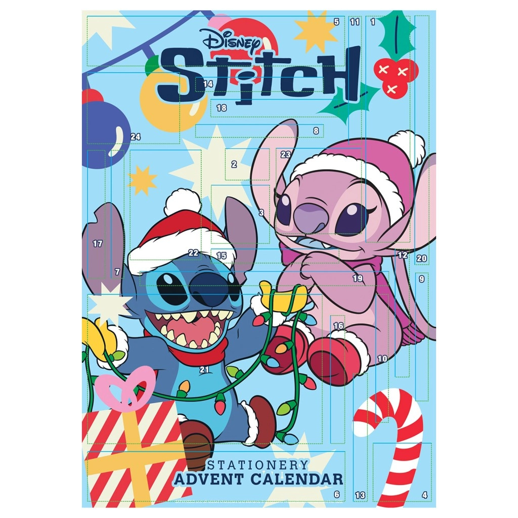 Lilo a Stitch papierový adventný kalendár