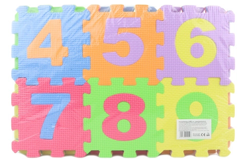 E-shop Penové puzzle Čísla a písmená 36 ks