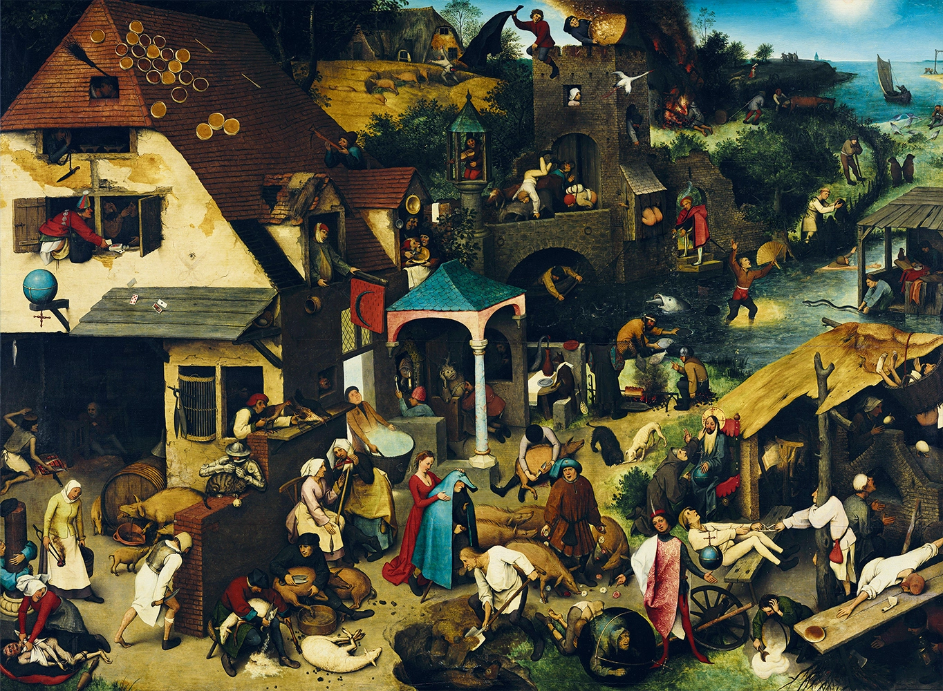 E-shop BlueBird Pieter Bruegel the Elder Netherlandish Proverbs 3000 dielov