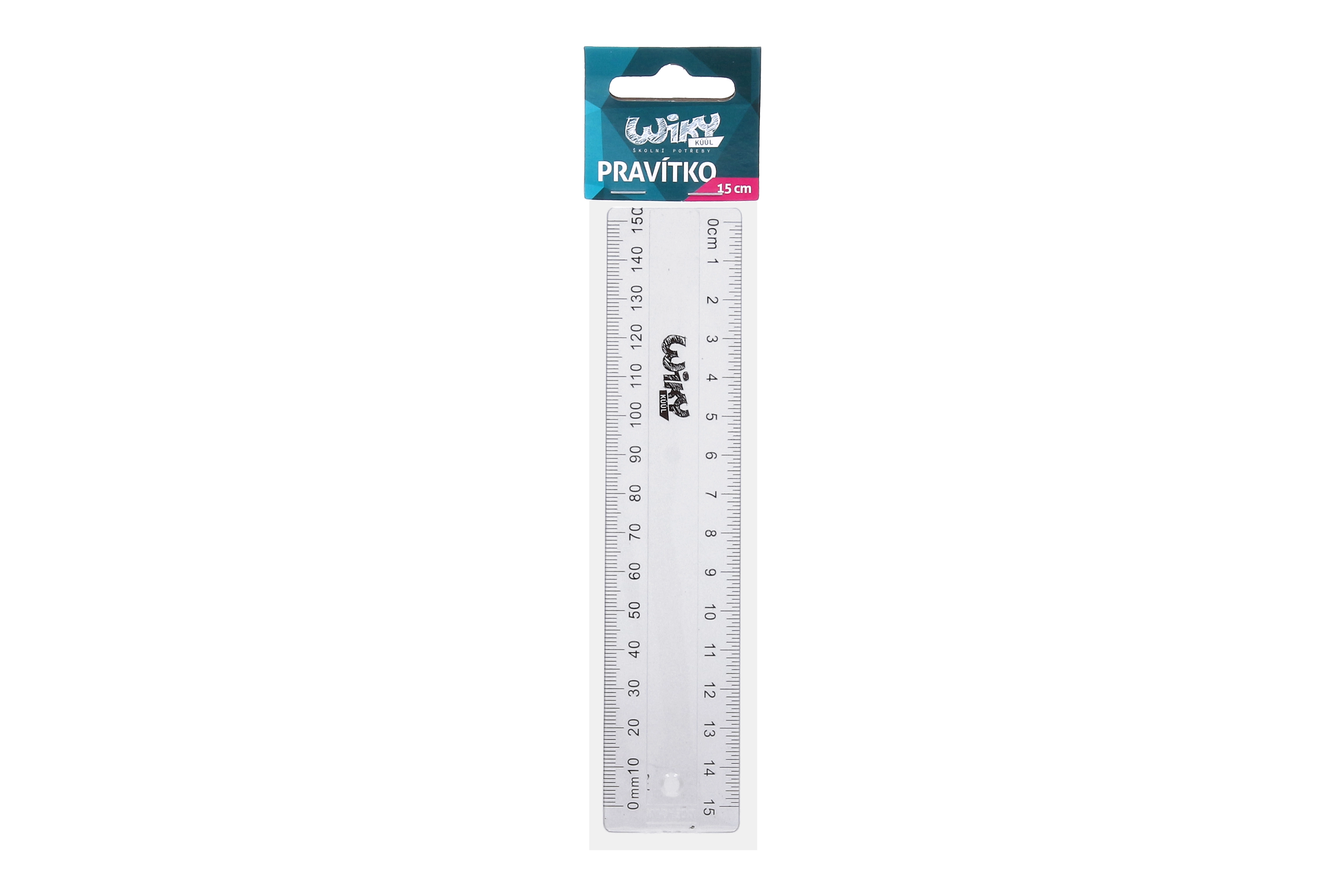 E-shop Priehľadné pravítko 15 cm