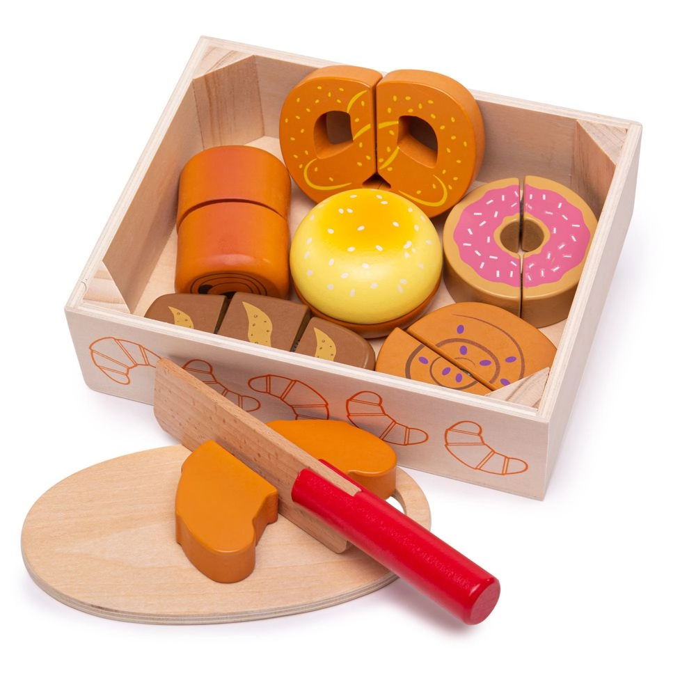 E-shop Bigjigs Toys krájení pečiva v krabičce