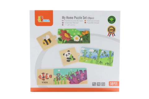 E-shop Viga puzzle zvieracie domovy