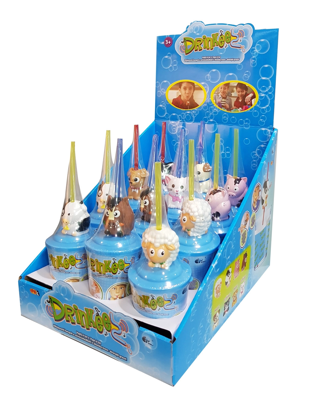 E-shop Zábavný Detský Pohár Drinkeez s Slamkou