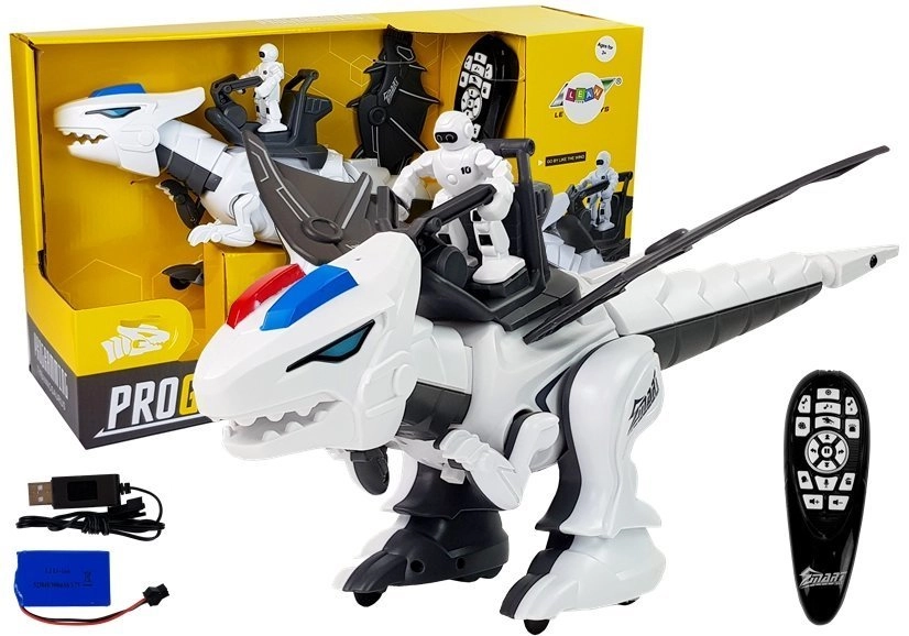 E-shop Interaktívny robotický tyranosaurus bielej farby