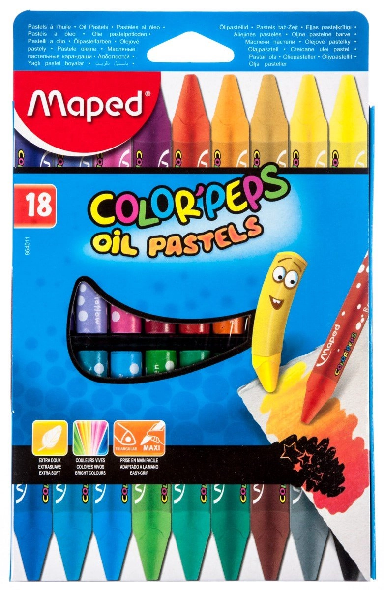 E-shop MAPED Voskovky Color' Peps 18 rôznych farieb